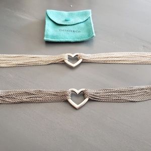 Tiffany & Co. Sterling Silver Necklace. (Heart)
